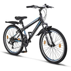 Chillaxx Bike Escape Premium kalnu velosipēds 24 un 26 collu velosipēds meitenēm, zēniem un sievietēm — 21 ātruma pārnesums