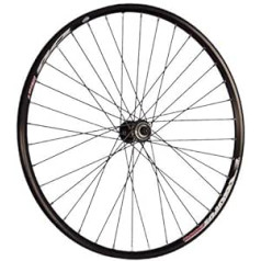 Taylor Wheels 26 collu velosipēda priekšējais ritenis Taurus ar Shimano Deore Disc rumbu melna