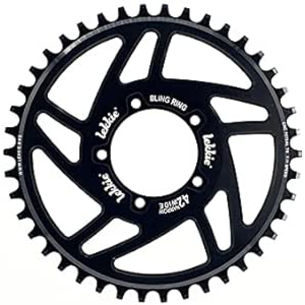 Windmeile Lekkie Bling Ring ķēdes gredzens, 42T, Bafang BBS01 un BBS02, ķēdes gredzens, velosipēda e-velosipēds, Pedelec