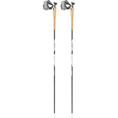 LEKI MCT Superlite Carbon Poles, Black/White, 110 cm