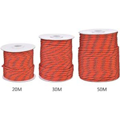 Twinkbling High Reflective Cord Tent Rope 5 mm Multifunctional Fluorescent Camping Cord Paracord