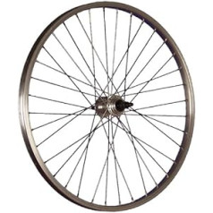 Taylor Wheels 24 collu velosipēda aizmugurējais ritenis brīvgaitas vītnei 507-19 sudrabs