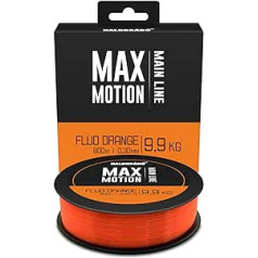 HALDORADO MAX MOTION Fluo Monofilament - Main Fishing Line Extremely Durable Orange 22lb 22lb 22lb 0.30mm 800m