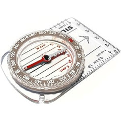 Silva Compass Outdoor — klasisks — mazs kompass iesācējiem un bērniem — kartes mērogi 1:25 k un 1:50 k — rotējoša kompasa korpuss — kompass pārgājienu kompass maršēšanas kompass mini kompass bērniem