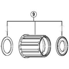 FH-4500 pilnīgs Freehub korpuss