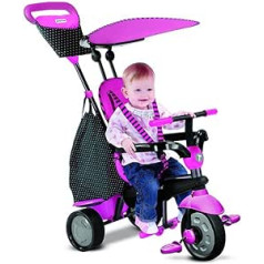 smarTrike 6951500, 4-in-1 trīsritenis, Glow Touch Steering, rozā