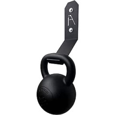 IRON AMERICAN viena kettlebell glabāšanas plaukta turētājs Sienas stiprinājuma pakarināmais āķis Lieljaudas tērauda svaru plaukts Mājas trenažieru zāles un trenažieru zāles treniņu aprīkojums