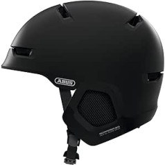 ABUS City Helmet Scraper 3.0 ERA - Robust Bicycle Helmet with Ear Warmers for Winter - for Men and Women