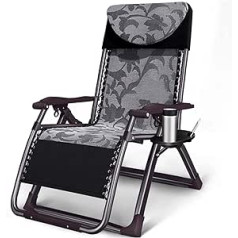 Zero Gravity Lounge Chair mit Tablett, klappbare G-Liegestühle, Liegestuhl, verstellbare Sonnenliegen, kann 500 Pfund Chaise tragen