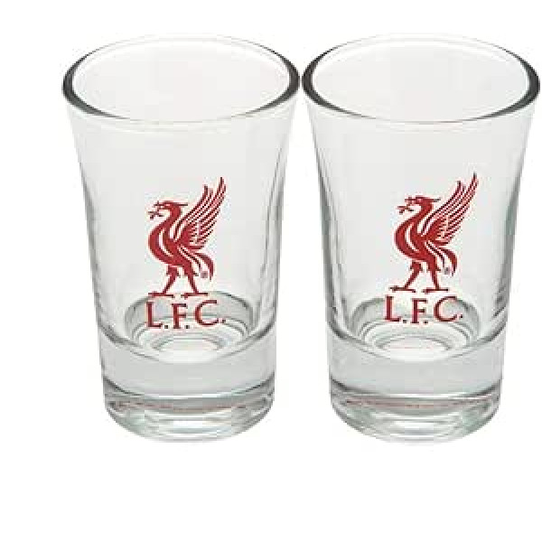 Komplektā 2 SHOT GLASSES FC Liverpool