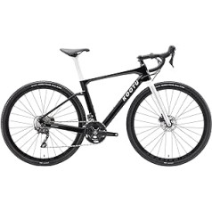 KOOTU Carbon Gravel Bike, BERSERKER4.0 700C Gravel Road Bike T800 Carbon Fibre Frame, Fork & Seat Tube with Shimano GRX400 20 Gears & Contineltal 40C Gravel Tyres Lightweight Bicycle for Unisex