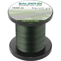 Balzer Iron Line 8-1500 m pīta aukla spininga makšķerēšanai