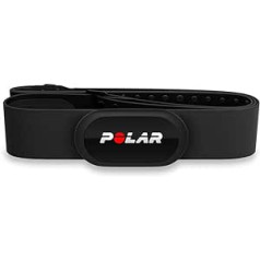 Polar H10 širdies ritmo monitorius, unisex suaugusiųjų Bluetooth jungtis, juodas
