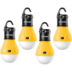 E-Trends 2 Packs/4 Pack LED Lantern Tent Lamp Camping Hiking Fishing Emergency Lights Battery Operated Portable Lamp