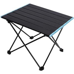 EVURU Tables and Chairs Multifunctional Outdoor Camping Folding Table, Alloy, Portable, Ultralight, BBQ Table, Folding Table, Picnic Folding Tables Adjustable