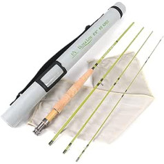 MAXIMUMCATCH Ultra-lite Fly Rod Stream Panfish/foreļu makšķerēšana 6'/6'6''/7'/7'6'', 1/2/3 wt