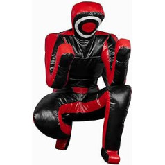 JR Active MMA Practice Dummy (Sitting Position) for Boxing, Fighting, Throwing, Grappling, Karate, Jiu-Jitsu, Wrestling Training - UNFILLED