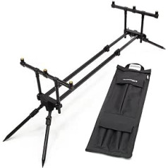 Next Generation Tackle NGT Quickfish Pod 3 Strong Lightweight Fully Adjustable Carp Fishing Rod Holder