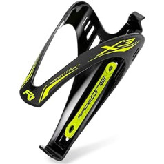 RaceOne.it — mod. X3 Glossy - Wasserflaschenhalter Fahrrad / Bike Water Bottle Cage. Pudeļu turētājs sacīkšu riteņbraukšanai / MTB / grants / pārgājiena velosipēdam. MATT Apdare. Krāsa: Schwarz - 100% MADE IN ITALY