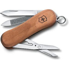 Victorinox Executive Wood 81 Pocket Knife (5 Functions, Walnut, Scissors)