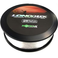 Korda LongChuck Mono Coils Low Stretch Distance 1000m Clear