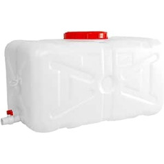 ANDGRO sabiezināta ūdens tvertne āra ūdens uzglabāšanas tvertnei, pārtikas kategorija ar cauruļu krānu mājsaimniecības āra pārgājieniem viesuļvētras avārijas ūdens iedeguma gadījumā