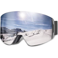 CARFIA vīriešu sieviešu slēpošanas brilles briļļu valkātājiem 100% UV400 aizsardzība Sniega brilles Slēpošanas brilles Pretsvīšanas snovborda aizsargbrilles Slēpošanas brilles