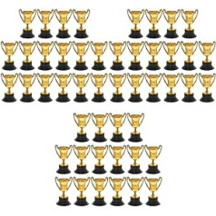 Kisangel 64 PCS Mini bērnu trofejas Izglītojošas rotaļlietas bērniem Dāvanas pieaugušajiem Mini beisbola dziedāšanas balvas balvas balvas balvas trofejas Rotaļlietas trofejas bērniem Mazo trofeju futbols