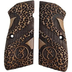 ZIB GRIPS Browning HP 14 pistoles rokturis ar rokām izgatavots no valrieksta koka Ars.07