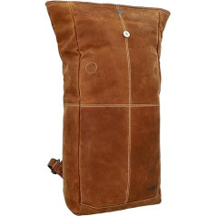 Gusti Joy Rolltop ādas kurjera mugursoma Vintage pilsētas mugursoma velosipēda mugursoma klēpjdatora soma vienkārša mugursoma pārgājienu mugursoma brūna āda 13l sievietēm vīriešiem