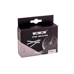 Wowow Unisex - Adult Spoke Reflector 03113156 Spoke Reflector, Silver, One Size