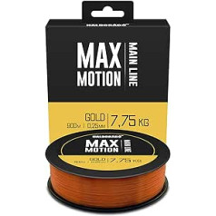 HALDORADO MAX MOTION Fluo Gold Monofilament — galvenā makšķerēšanas aukla, īpaši izturīga, 6,9 kg, 6,8 kg, 0,25 mm, 900 m