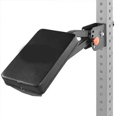 HMWOKPOT regulējams leņķis, Axis Pad Squat Rack stiprinājuma airēšanas trenažieris, lai atbalstītu krūšu vai muguras fitnesa aprīkojumu, 18 mm