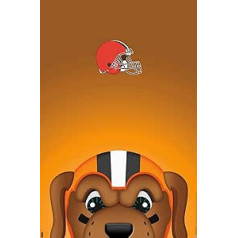 Trends International NFL Cleveland Browns — S. Preston Mascot Chomps Wandposter, 37,4 x 56,8 cm, Premium ungerahmte versija