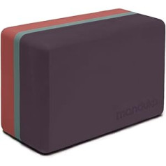 Manduka vismaz 50% Recycled EVA Foam Yoga Block, sarkans