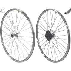 Redondo 26 collu riteņu komplekts VR + HR Shimano T3000 Silver + 8 ātrumu kasete