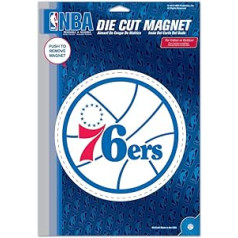 Wincraft Philadelphia 76ers oficiālais NBA automašīnas magnēts 15,2 x 22,9 cm