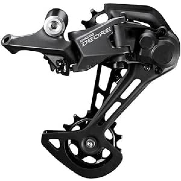 Shimano Deore M5100 aizmugurējais pārslēdzējs, 11 ātrumu, Shadow+, SGS garš būris, melns