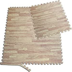 Sporttrend 24® aizsargpaklāju komplekts 4-72 gabali melnā un citās krāsās 60 x 60 x 1 cm, grīdas aizsargpaklājs Apakšklāja paklājiņš Puzles paklājiņš fitnesa aprīkojumam Sporta inventāra treniņu aprīkojums