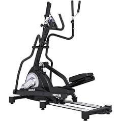 MAXXUS Cross Trainer CX 7.5 — regulējams, 25 kg spararata masa, 12 programmas, 16 pretestības līmeņi, magnētiskā bremžu sistēma, 160 kg, pudeles turētājs, rokas pulsa sensori, elipsveida trenažieris, velotrenažieris