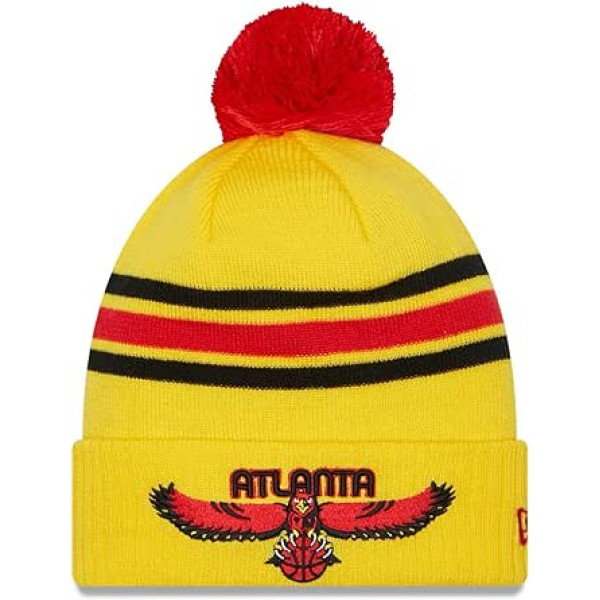 New Era Winter Hat Bobble Beanie City oficiālās NBA komandas