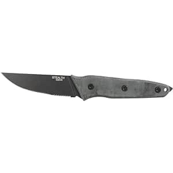 Ontario Knives Stealth 8198 Fixed Blade Black S35VN Nerūsējošā tērauda un Micarta nazis