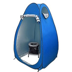 24ocean Toilet Set - Folding Toilet White 32 Compost Bags with Pop-Up Tent Shower Tent Changing Tent
