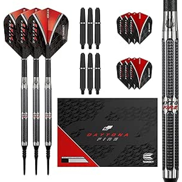 Target Darts Daytona Fire DF 95% volframa šautriņas ar mīkstu galu