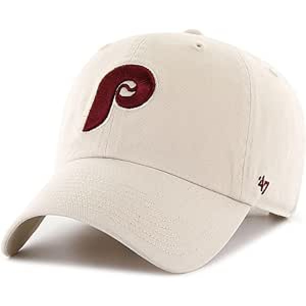 '47 zīmola Strapback vāciņš — Clean Up Philadelphia Phillies Bone