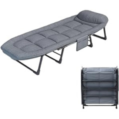 Tables and Chairs Multifunctional Bedroom Balcony Single Folding Beds, Portable Office, Lunch Break, Lounge Chair, Simple Home Furniture, Camping Bed for Adults Adjustable ( Colour : C , Size : Othe