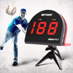 NetPlayz beisbola radari, ātruma sensoru treniņu aprīkojums (brīvroku radiolokācijas pistoles, ātruma pistoles | Beisbola dāvanas, augsto tehnoloģiju sīkrīks un aprīkojums beisbola spēlētājiem