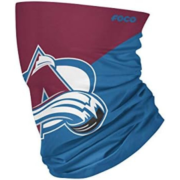 FOCO NHL unisex-adult Nhl Team Logo Neck Gaiter Multiuse