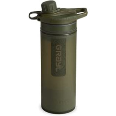 GRAYL GeoPress 24 oz Wasserfilterflasche – Filter für Wandern, Camping, Survival, Reisen