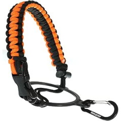 Gearproz HydroCord Handle - America's No.1 Paracord Survival Strap Snap Wide Mouth 30ml to 180ml Compatible with Hydro Flask 1.0 and Takeya Water Bottles